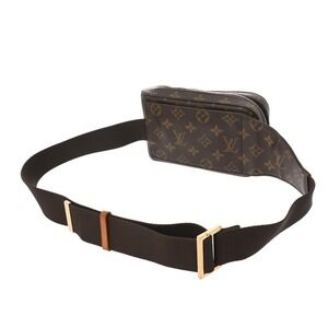 Louis Vuitton Canvas Geronimos Monogram Bag Body Brown